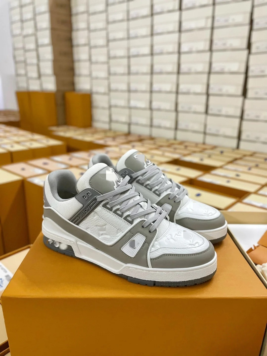 White Cement Trainer Men's Shoes Black Pink Black Denim Versatile Gray Denim Black Warrior Casual Women's Sneakers Donkey