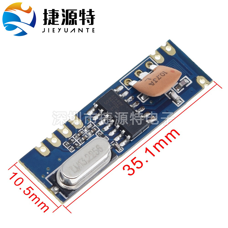 Optocoupler transmitter and SRX882 receiving antenna 433MHz 100 M ASK module kit RF