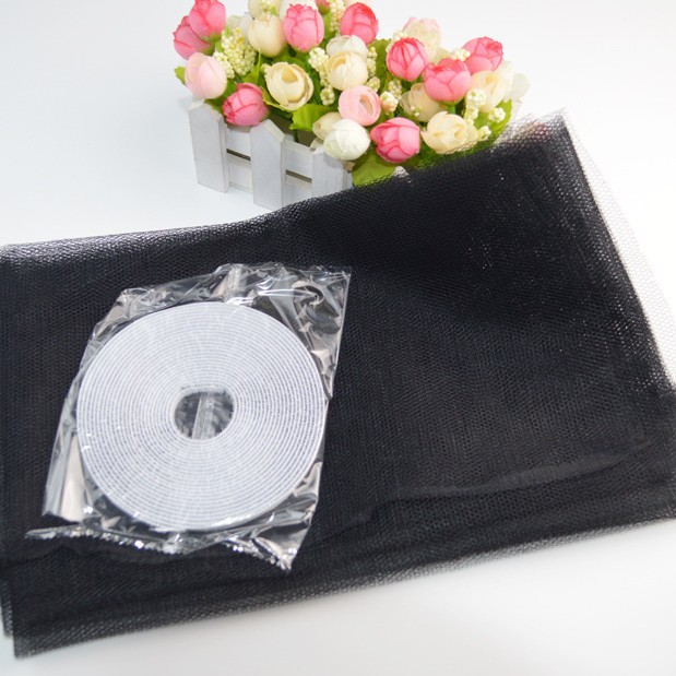 Xiamei Factory Self-Adhesive Black and White Anti-Mosquito Screens/Diy Anti-Mosquito Screens/Screen with Velcro