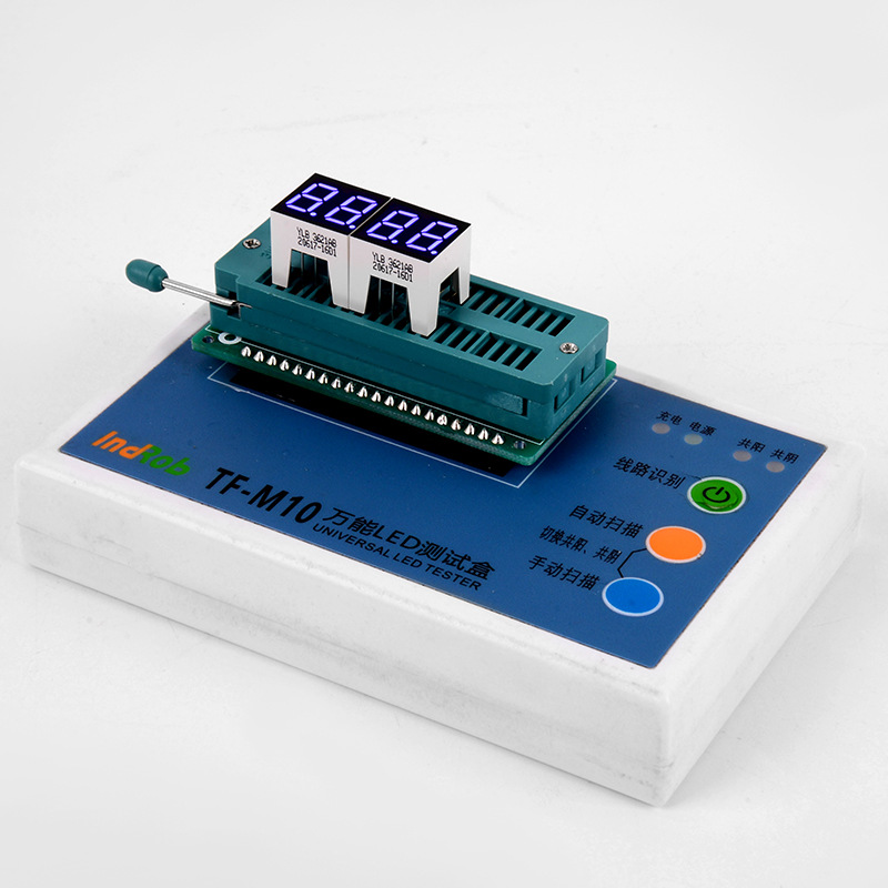 0.36 inch 2 digit digital led digital tube display module pin blue monochrome common positive and common negative High shell