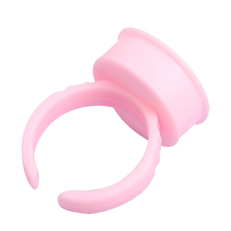 Grafting Eyelash Ring Cup Wholesale Multifunctional Colorant Ring Cup Tattoo Ring Cup Soft Glue Cup