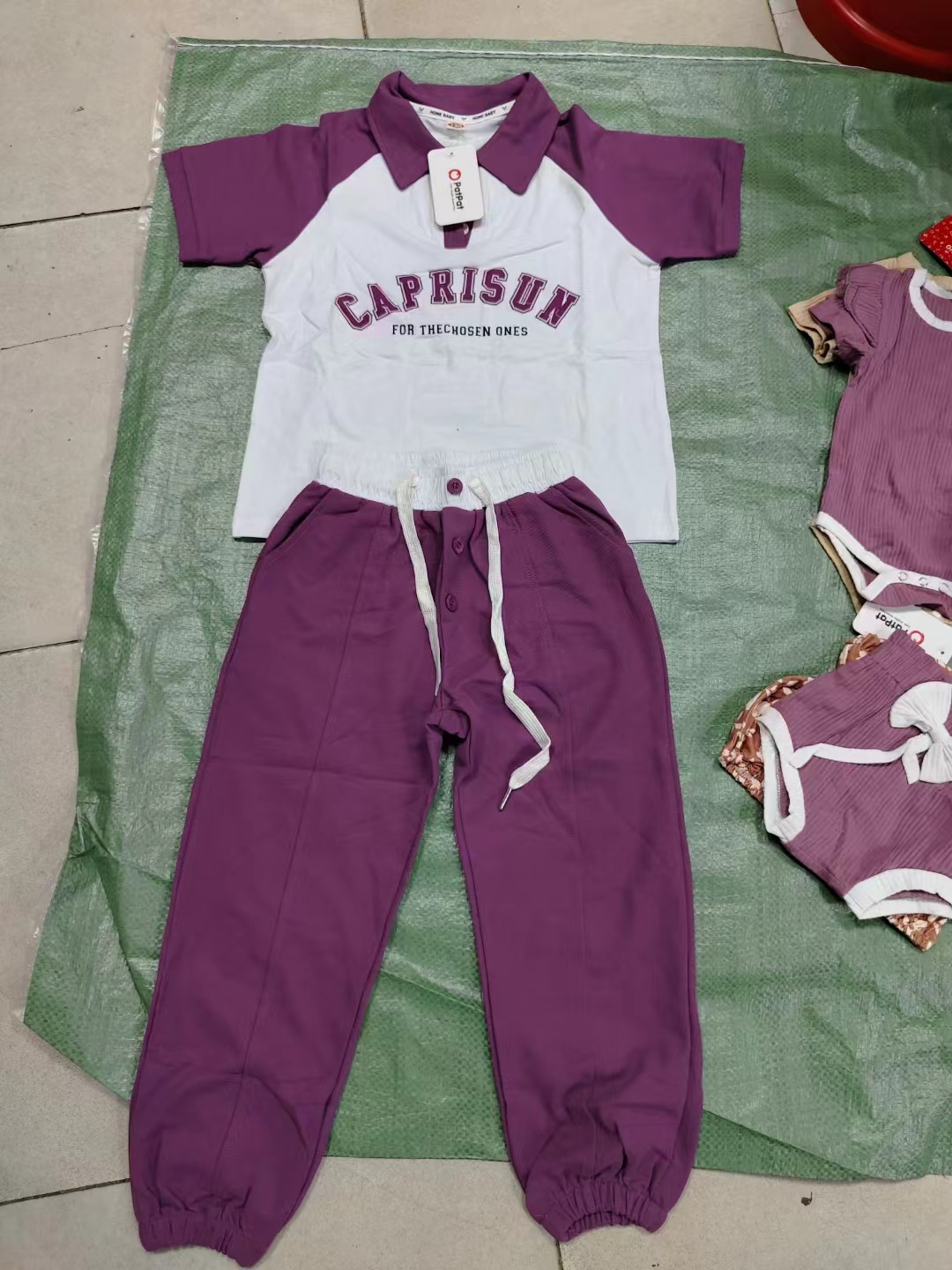 Patpat kids Cross-border Foreign Trade Children's Wear Four Seasons E-commerce Factory Original Single-hand Source suit Miscellaneous