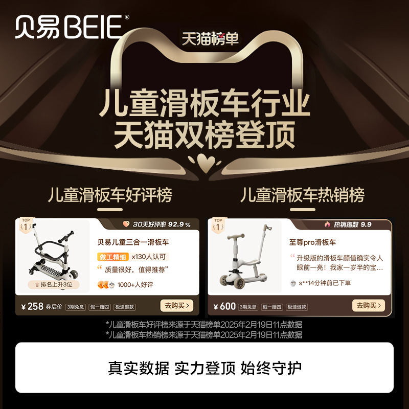 Beiyi Supreme Scooter Three-In-One Kidsren 1 to 3 Years Old and 6 Years Old Foldableable Baby Sliding Toddler Artifact