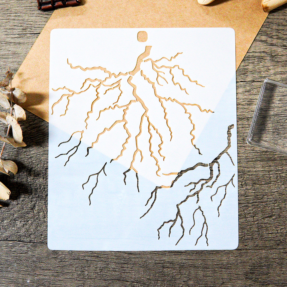 Catalog stencil Cross-border Hot Selling DIY Painting Hollow Template suit Wall Painting Spray Masking Decorative Template