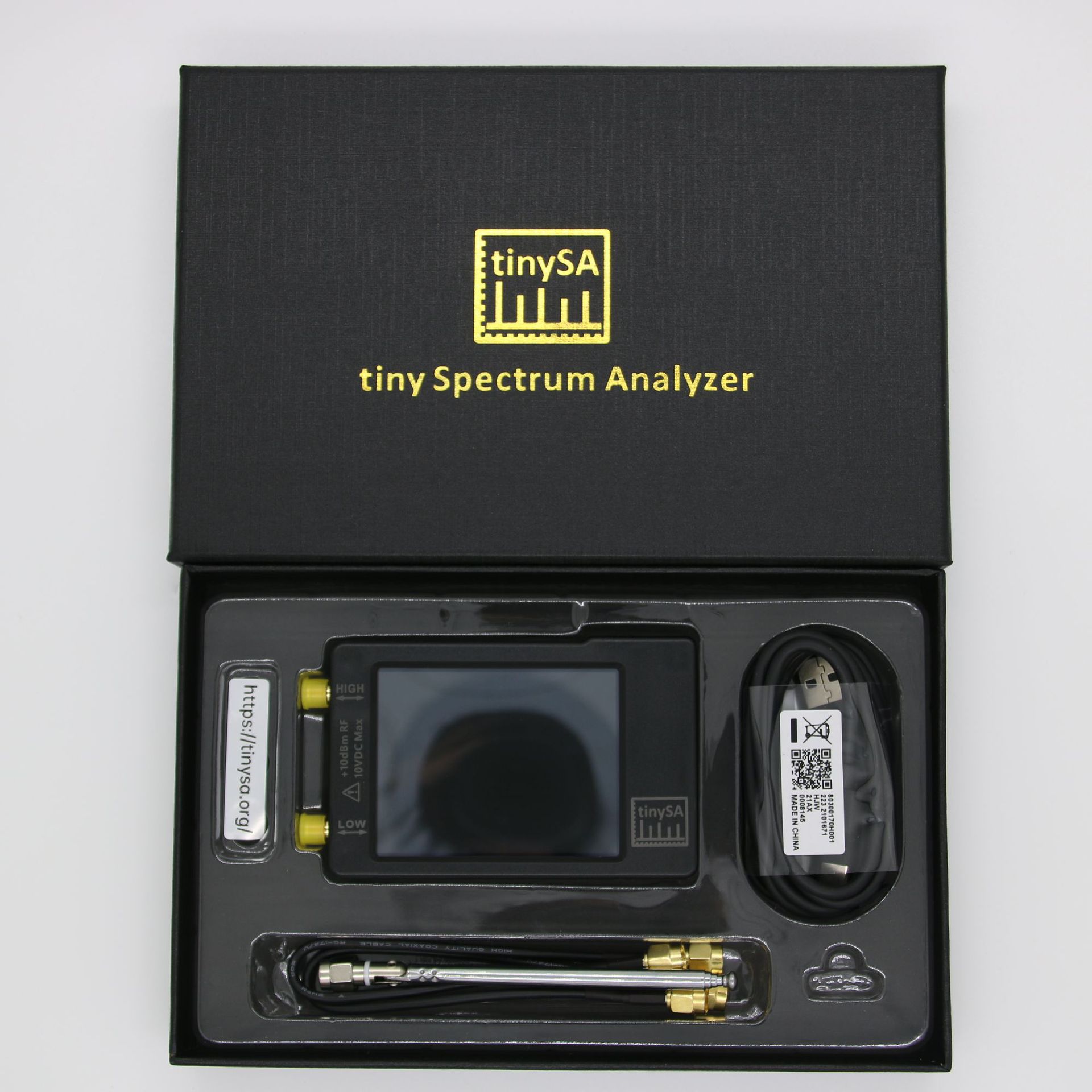 In stock tinySA handheld Spectrum analyzer 2.8 "touch screen tiny Spectrum analyzer