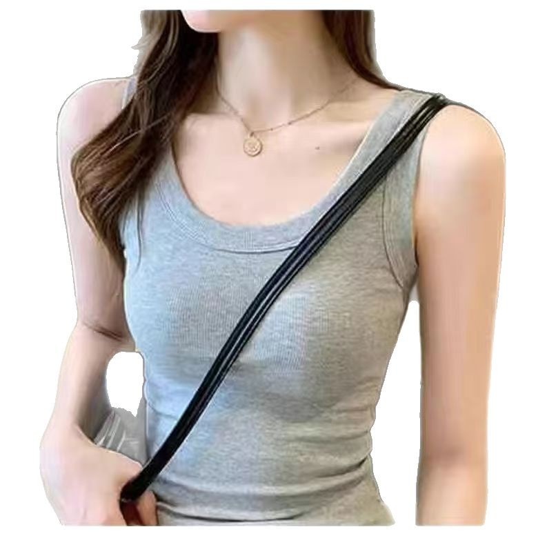 Explosive Inner Cover Parm Anti-running Small Vest Summer Thread Bottoming Outer Wear Slim-fit Inner Slimming Sling Women