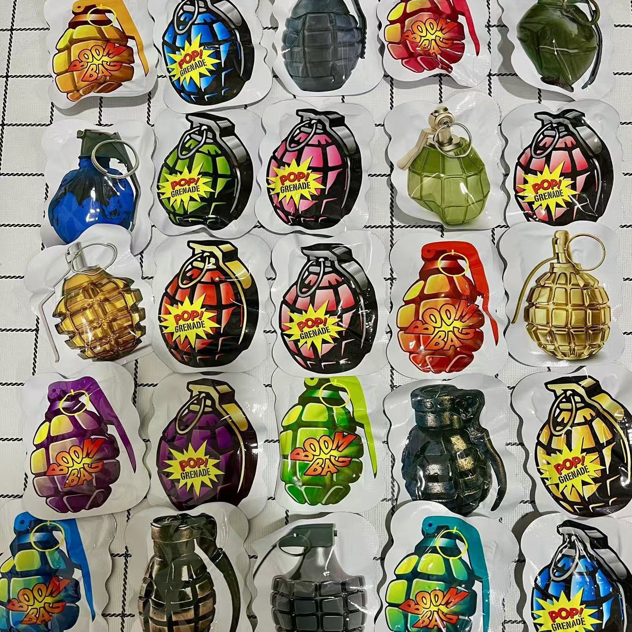 New Year's Firework Gun Firework Firework Stick Gretel Exploding Bag Small Firework Gun Hand Throwing Raffle Spider Silk Automatic Inflatable