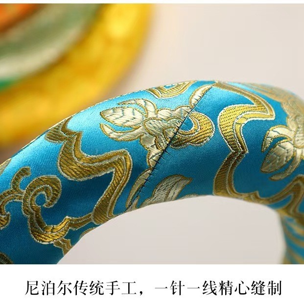 Handmade Crystal Pot Ring Cloth Pad Full Moon Pot Mat Buddha's Sound Bowl Pad Pot Protection Pad Large Discount No Return No Change