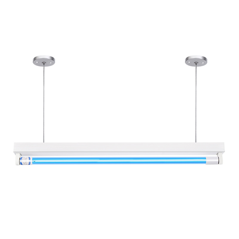 Hanging ultraviolet disinfection lamp kindergarten workshop canteen germicidal lamp factory purple light medical disinfection lamp tube