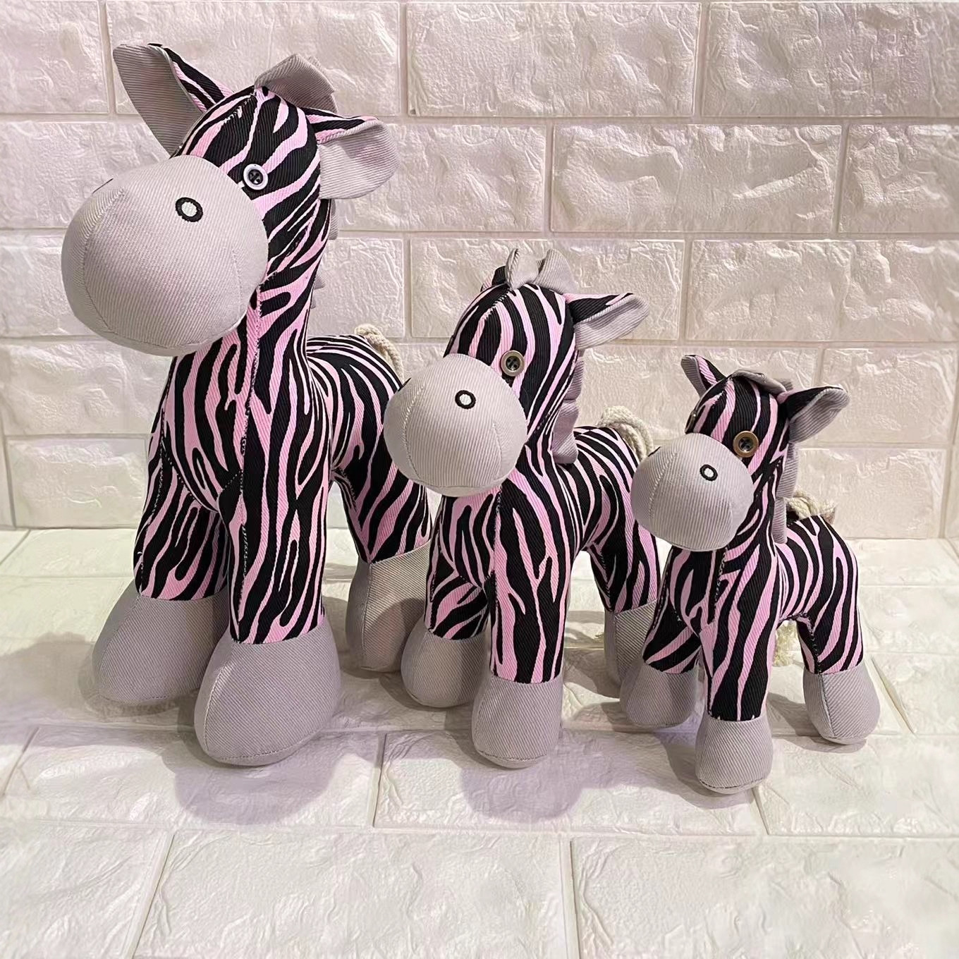 Wholesale Children's Plush Toys Cotton Dolls New Year Horse Dolls Birthday Gifts Large Horse Cartoon Dolls