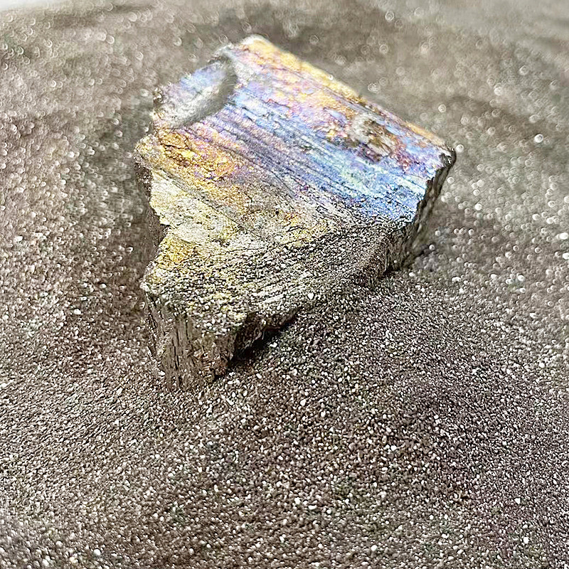 Cross-Border Supply Spot Direct Delivery 99.99% National Standard Bismuth Ingot Bismuth Crystal Handicraft Processing Material Bismuth Block Bismuth Ball