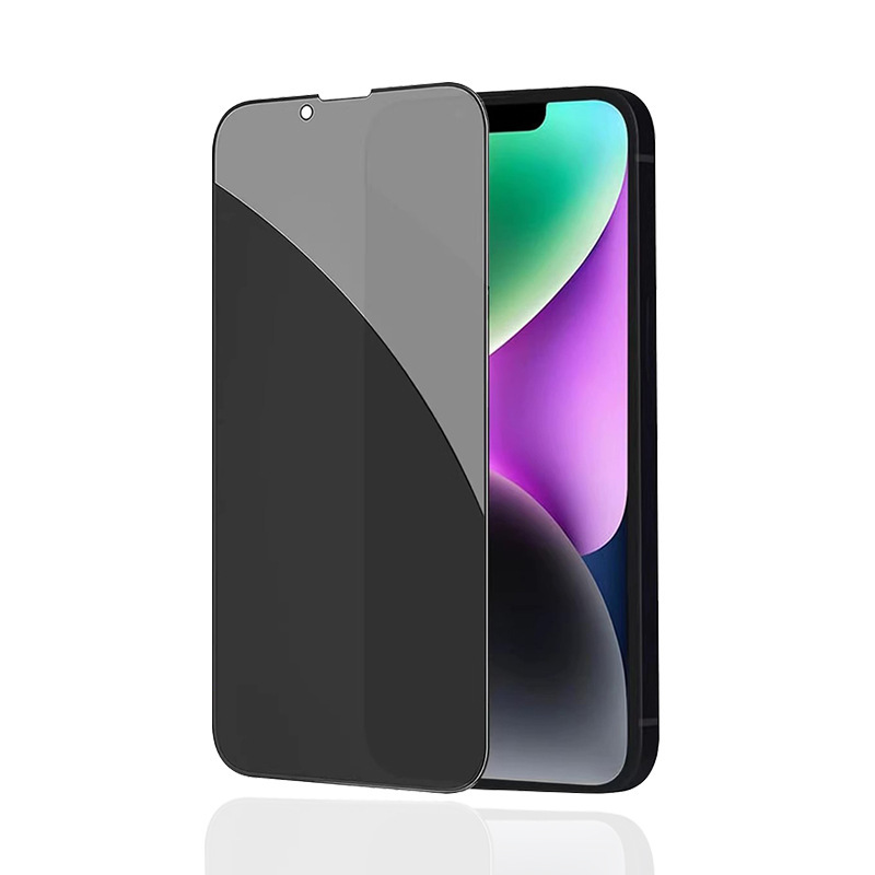 Anti-Peeping Tempered Film Suitable for Apple 17Pro Anti-Peeping 13Pro Anti-Peeping Film Iphone16 Full-Screen Mobile Phone Film