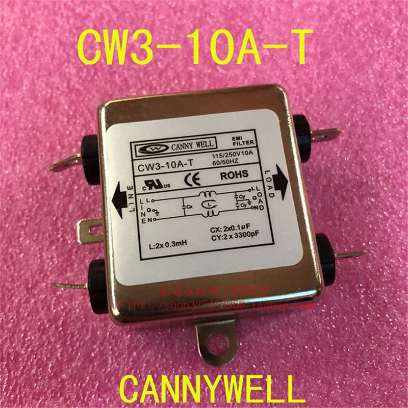 Taiwan Cannywell блок питания, EMI фильтр Cw3-6A-10A -20A-T, AC 220V, очиститель
