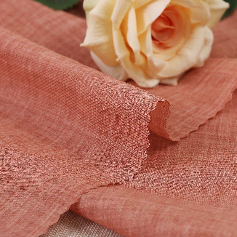 Spring and Summer Ramie Tencel Twill Fabric, Thin Ramie Fried Two-Color Fabric, Shirt Dress Ramie Fabric