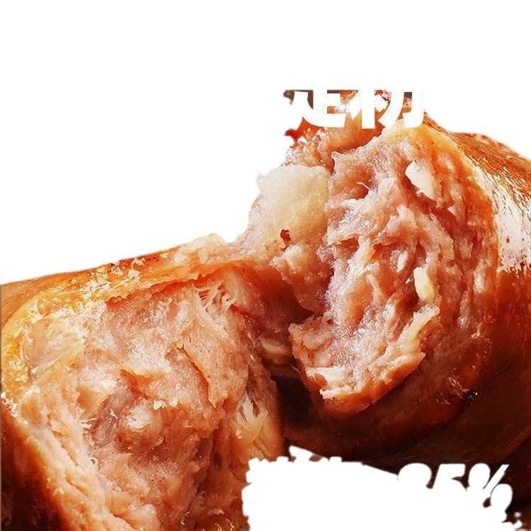 Volcanic stone roast sausage authentic pure crispy roast sausage commercial wholesale black pepper hot dog sausage air fryer ingredients