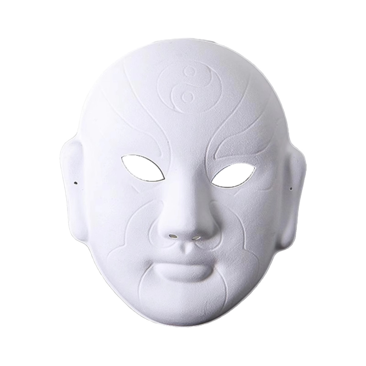 Peking Opera Facial Makeup DIY Material Kit White Mask Blank for Kindergarten Children's Hand-Painted Graffiti Painting