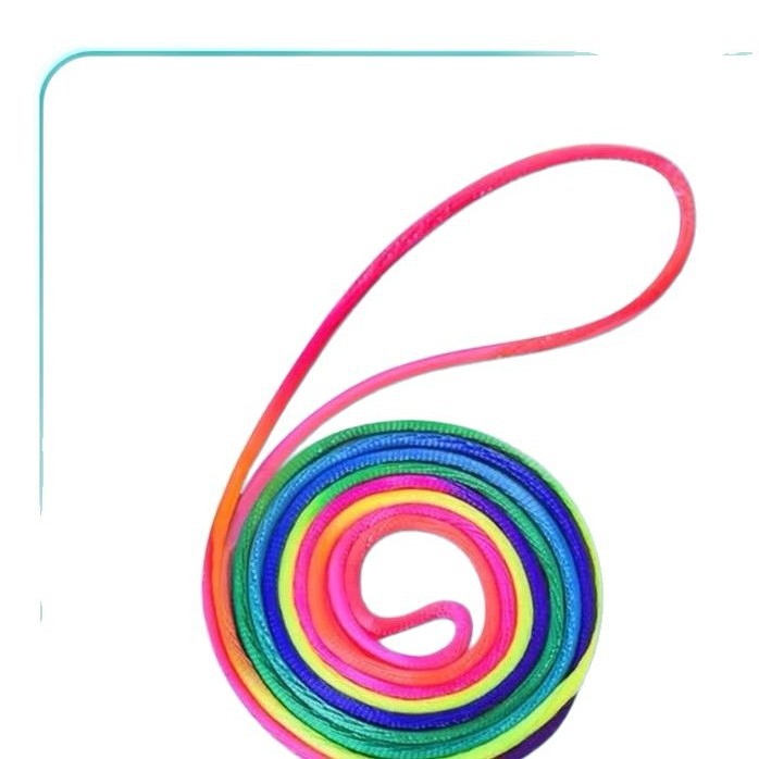 Children's Flip Rope Flower Rope Special Rope Student Rainbow Color Rope Picking Rope Flower Rope Toy