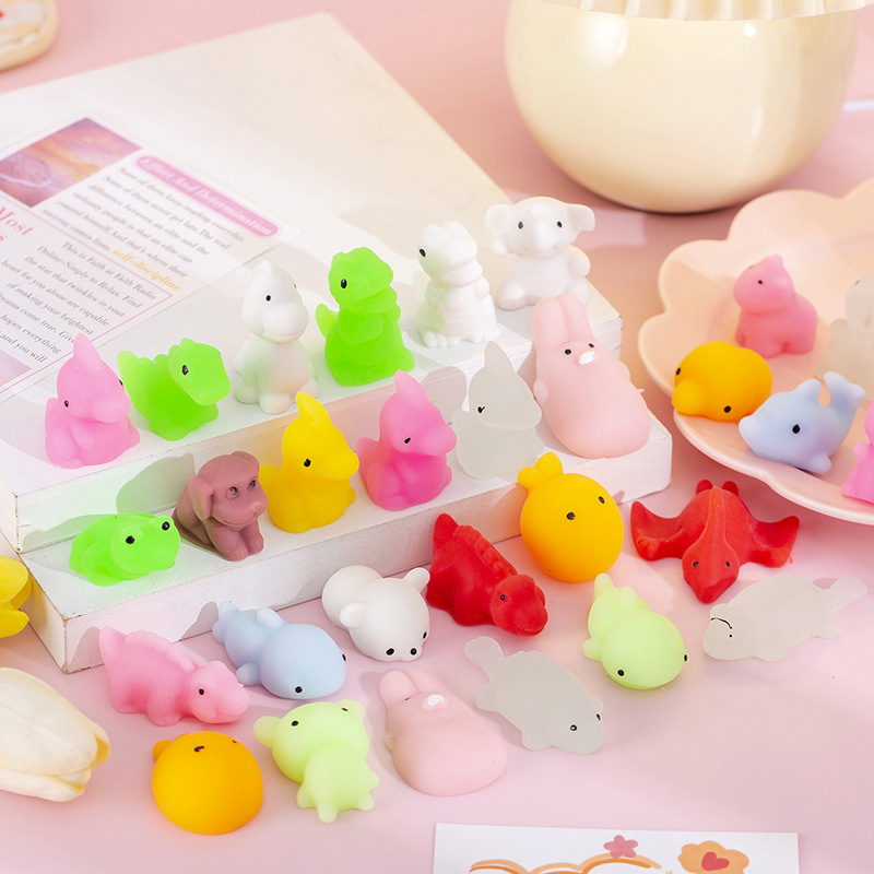Cute Animal Dumplings Pinch Ball Decompression Trick Vent Ball Student Small Gifts Children's Toys Wholesale