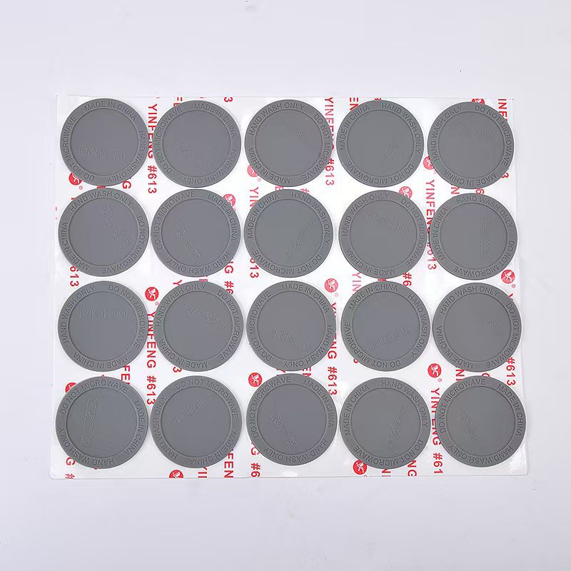 Термос чашка кофейная чашка прямая силиконовая подставка нескользящая износостойкая самоклеящаяся круглая подставка с амортизацией