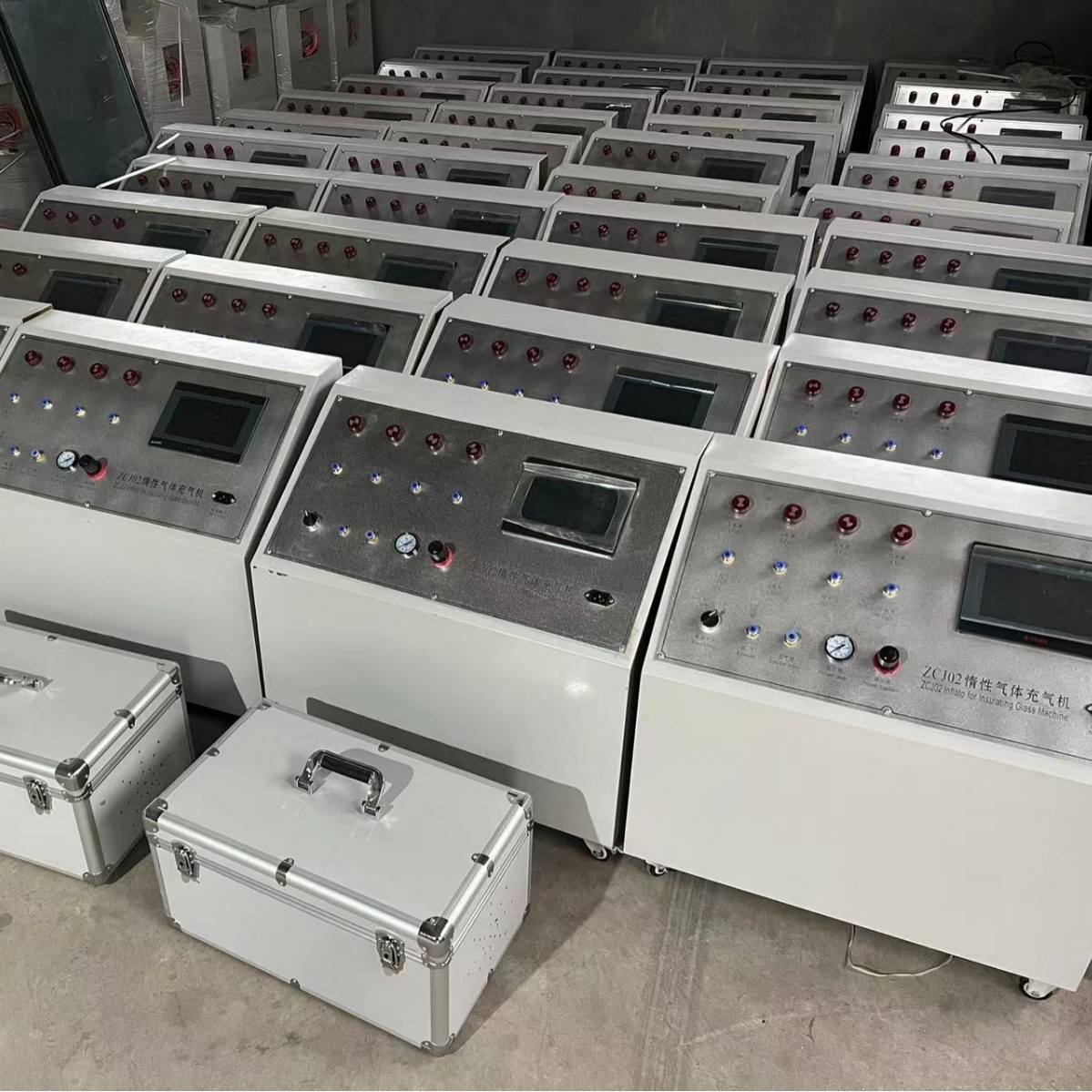 Handheld Hollow Glass Argon Gas Detector Electric Spark Detection Concentration Double-Layer Tool Portable