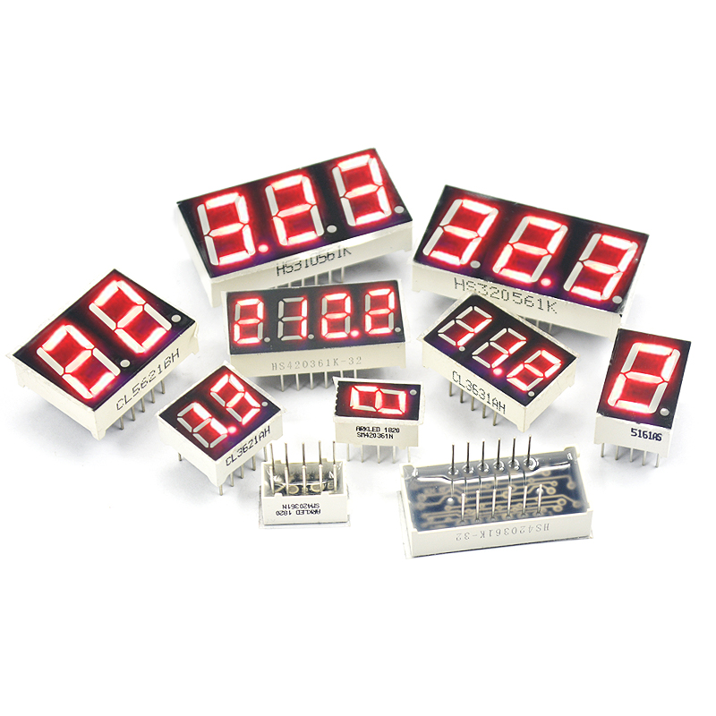 0.56 0.36-Inch 0.4 Red Digital Display Digital Tube 2/3/4 Digits Common Cathode/Common Anode Led Digital Tube