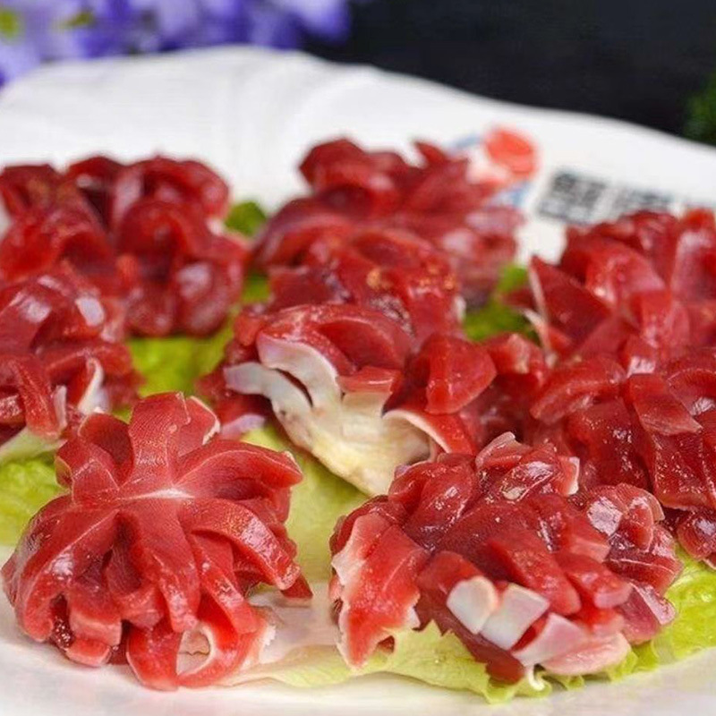 Spicy Chicken Gizzard Flowers 250G/Box for Hot Pot and Hot Pot Semi-Finished Ingredients Wholesale Use