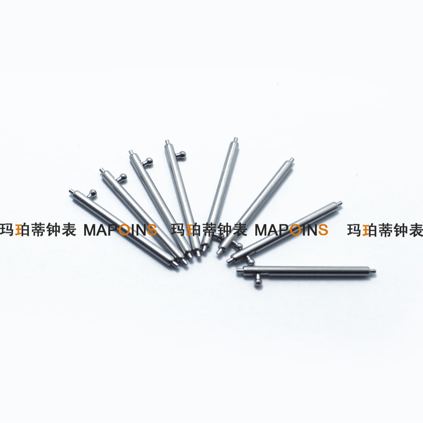 Stainless steel 304 quick release raw ear silicone smart watch with raw ear pin all-steel environmental protection switch raw ear