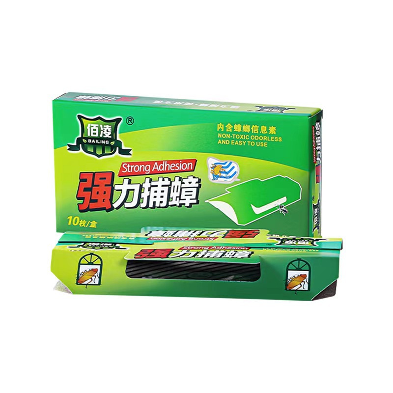 Cross-border Cockroach House Indoor Continuous Trap Household Capture Artifact Powerful Insecticidal Cockroach Sticker in stock Wholesale