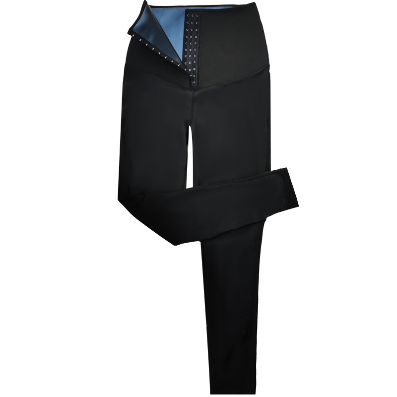 Cross-border Sports Abdominal Shorts Women's High Waist Warm Waist Training Shaping Pants Waist Thickened Breasted Sweat Pants