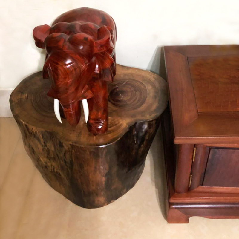 Camphor Wood Pier, Log Stool, Solid Wood Tree Pier, Large Wooden Pile Bracket Base, Coffee Table Stool, Shoe Changing Stool, Creative Wooden Pile