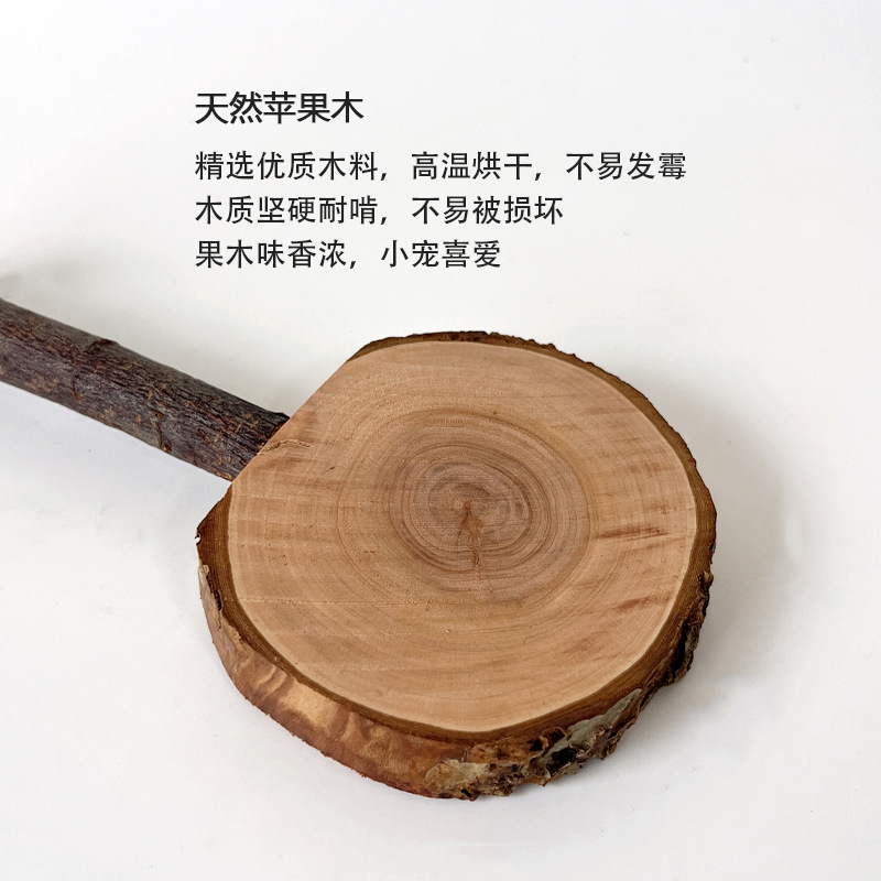 Parrot Stand Bird Ping Pong Platform Totoro Molar Apple Wood Jumping Platform Squirrel Wooden Stand Pole