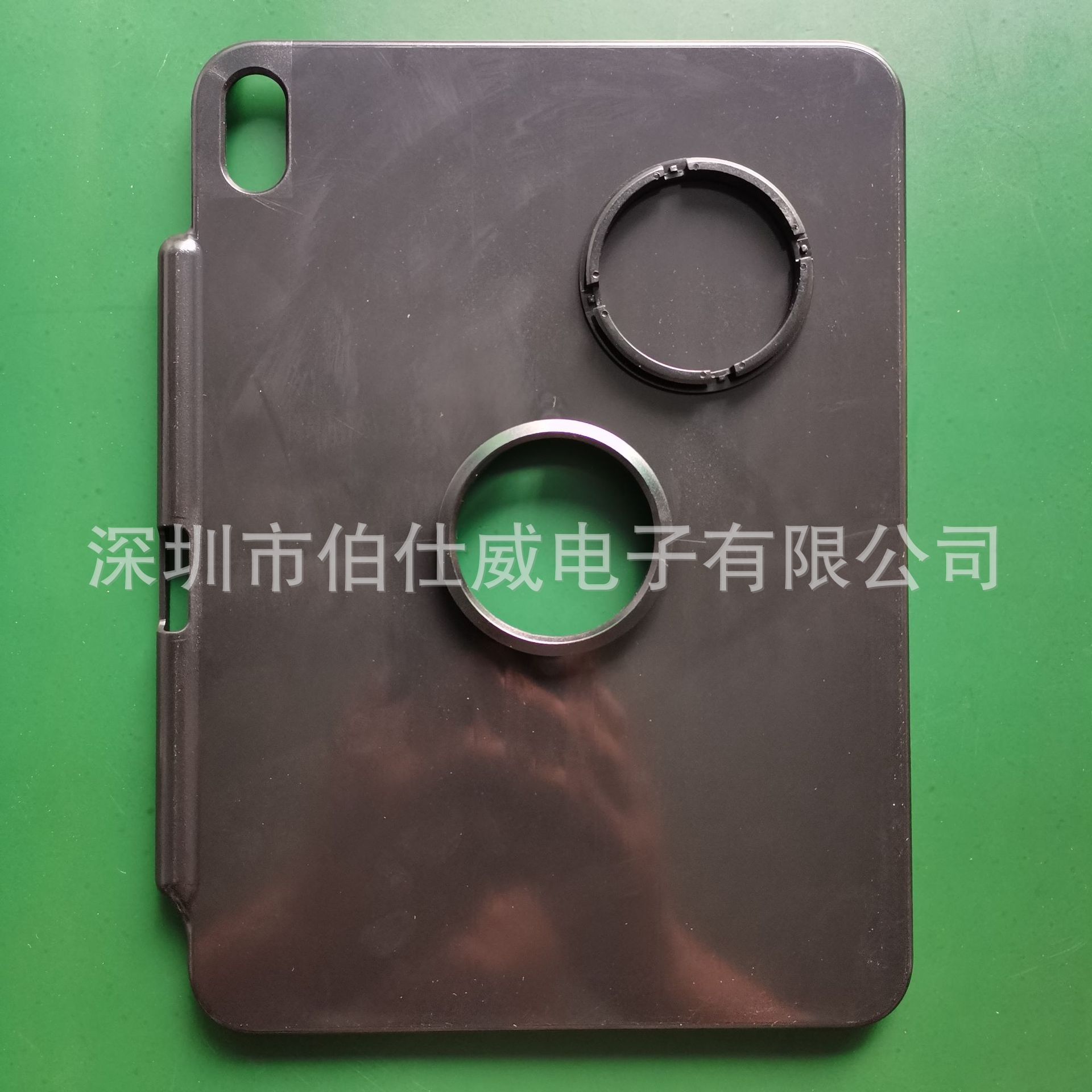 Suitable for 2022 ipad 10th Generation 10.9inch Right Pen Slot Frosted 360 Snap Ring Rotating Leather Case PC Material Case