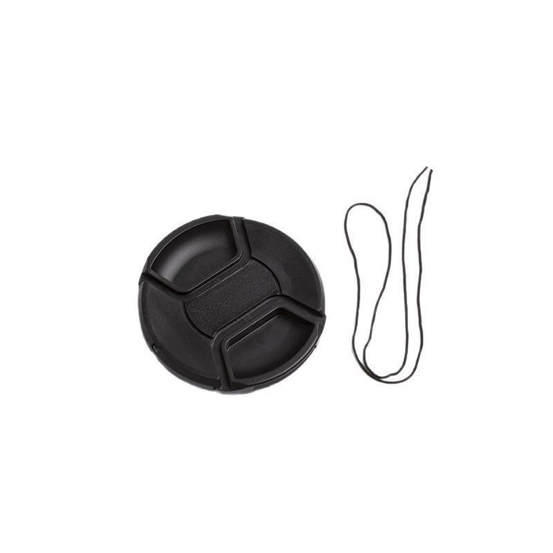 Wholesale No Word Middle Pinch Dust-proof Lens Cover Anti-lost Lens Cover for SLR Camera Accessories