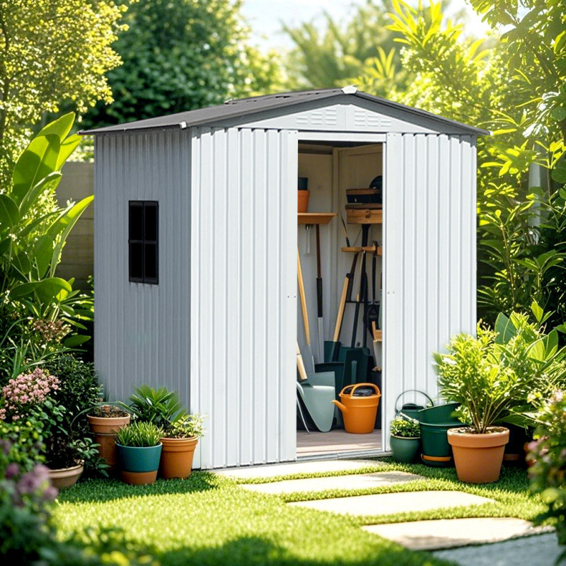 Outdoor Tool Room Storage Windproof and Rainproof Simple Assembly Room Removable Mobile Board Room Storage Factory One Piece Wholesale