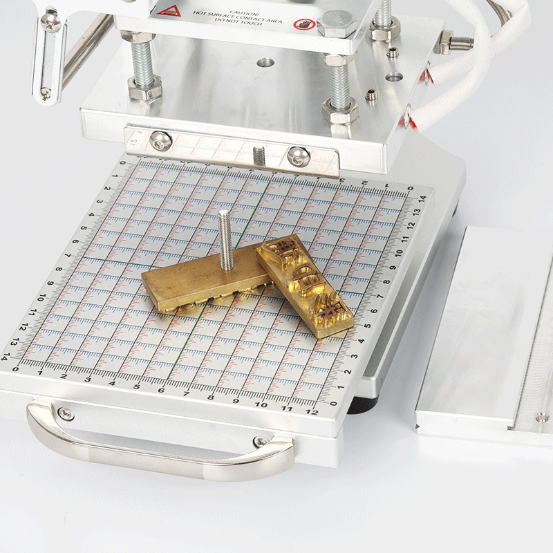 WT-90CT-T Slot Manual Hot Stamping Machine Hot Stamping Leather Imprinting Machine Hot Stamping Embossing Machine Copper Mold Motile Dual Use