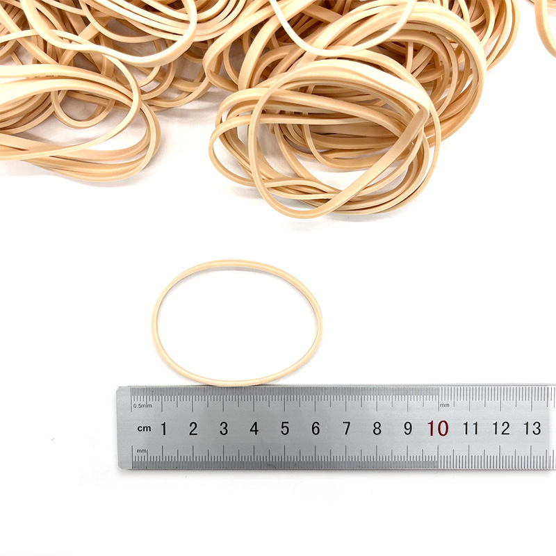 Chuangxian industrial creamy-white natural synthetic rubber rubber band hair band hair accessories round simple style wholesale
