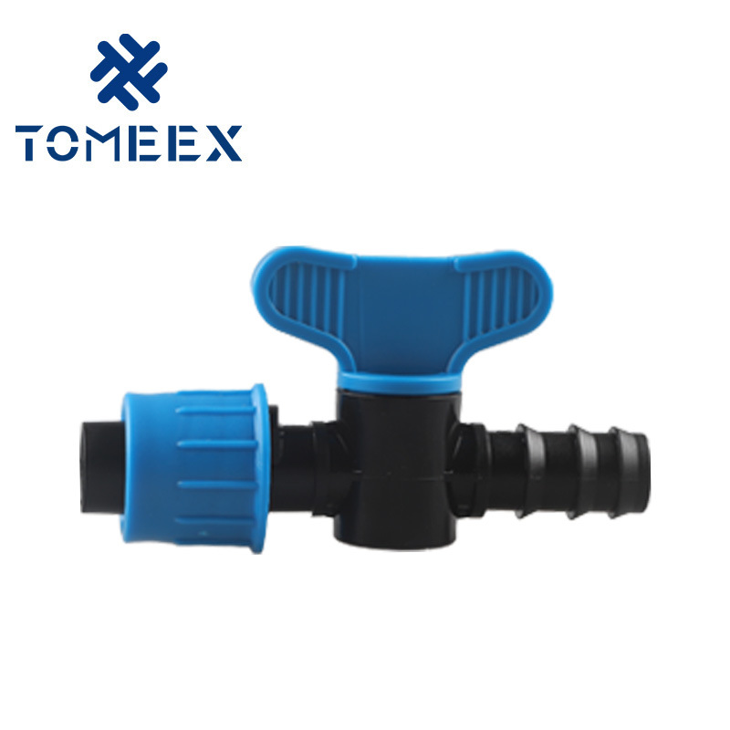 Agricultural Drip Irrigation Pipe Irrigation Switch Valve Soft Bypass Valve Greenhouse Patch Drip Irrigation Tape Water-Saving Device