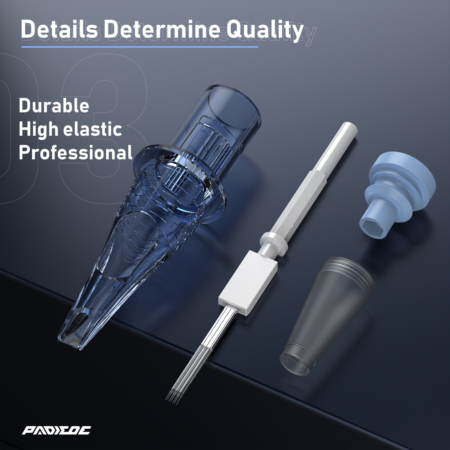 Cross-Border Hot Selling 20 Patio Tattoo All-In-One Needles Tattoo Needles Xia'An Needles # 12 Round Needle Header Box