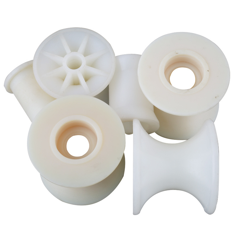 Factory direct supply nylon wheel MC nylon bushing nylon bearing wheel mechanical parts injection parts wear-resistant nylon wheel