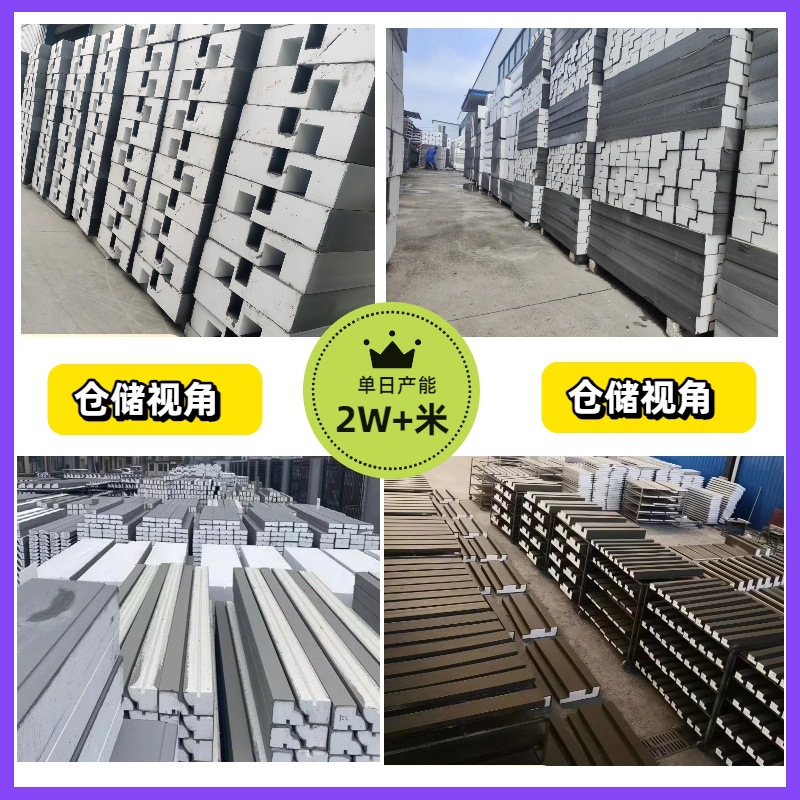 Eps Decorative Lines Grc Ceramic Roman Column Foam Beam Support Exterior Relief Villa Patterned Cornice Molding