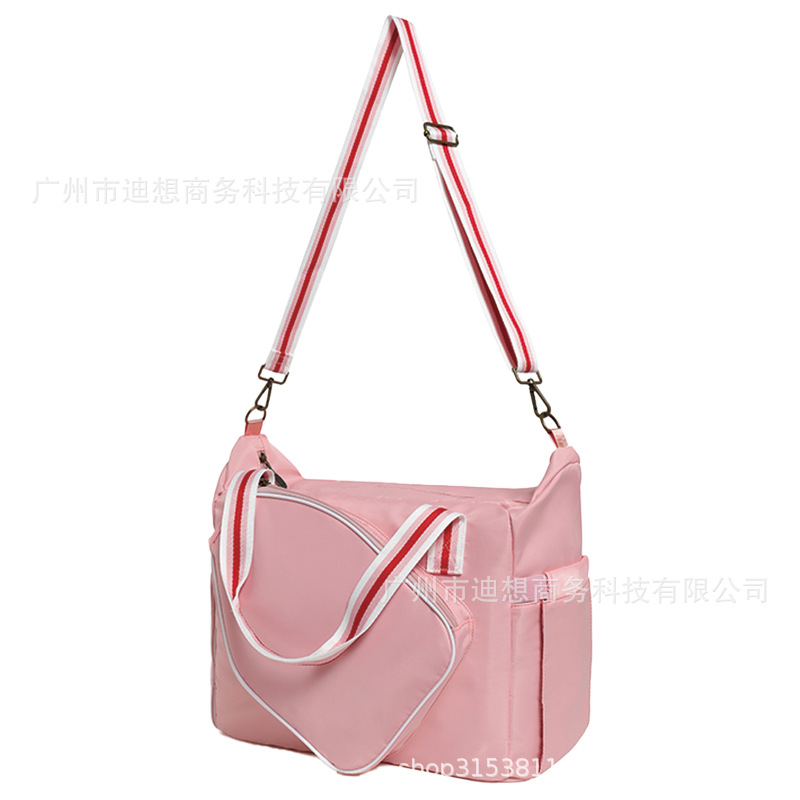 Peak Ball Bag 2025 Pink High Color Value New Large Capacity Crossbody Ball Bag with Independent Shoe Warehouse Portable Training