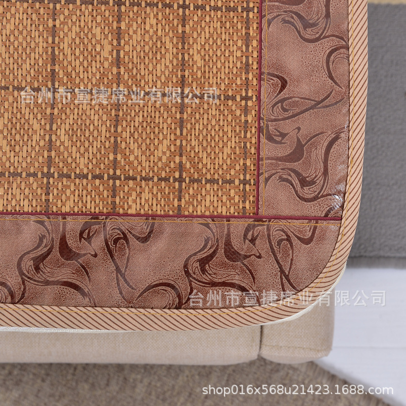 Rattan Mat, Ice Silk Mat, Double-Sided Mat Size, Breathable Bedroom Two-In-One Printing Sample