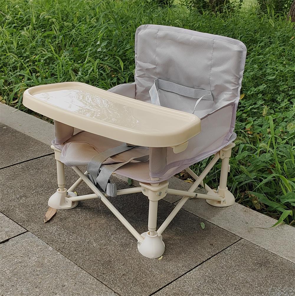 Baby Children's Baby's Outdoor Beach Camping Stool Portable Folding Photo Learning to Sit Baby's Seaside Dining Table