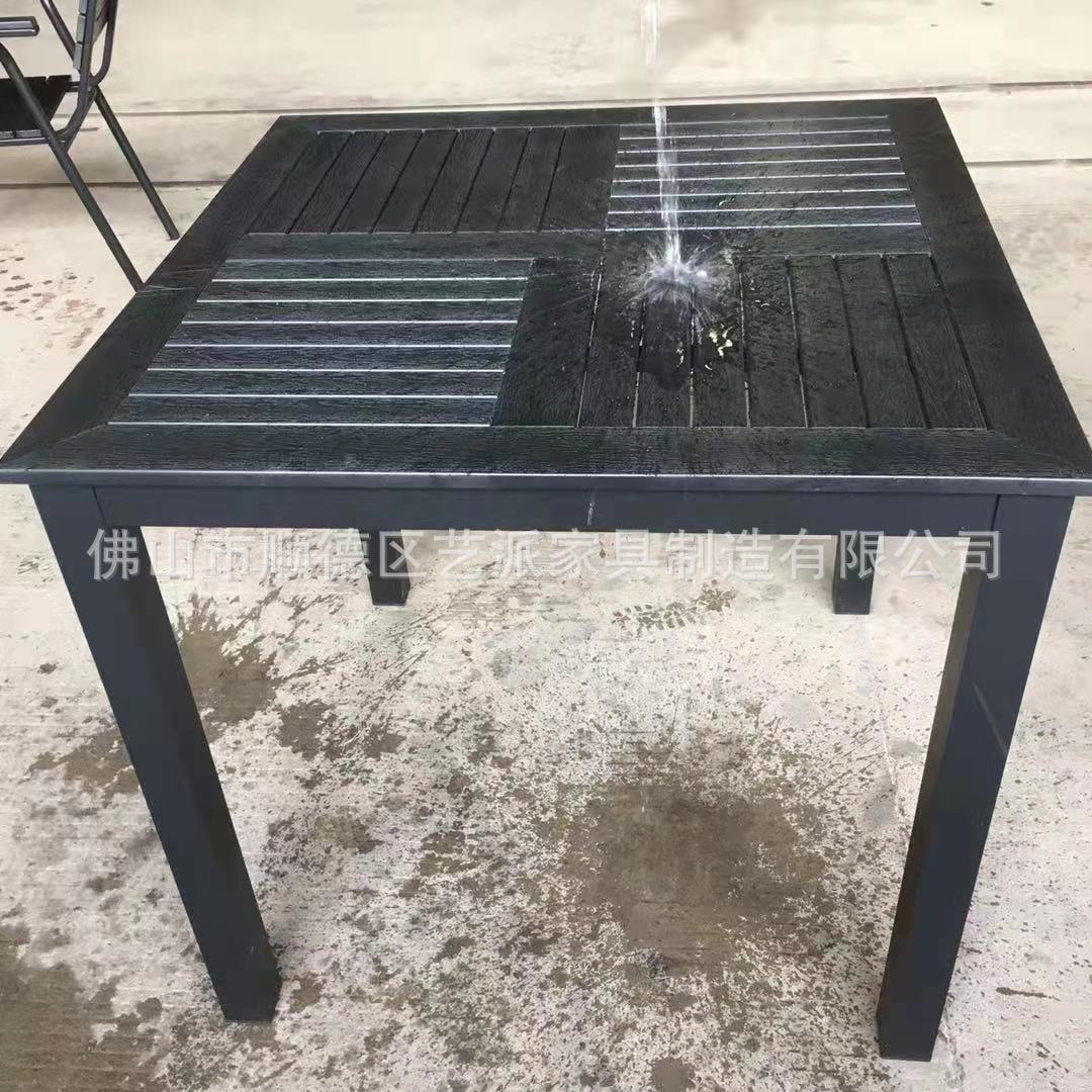 Outdoor Tables and Chairs Plastic Wood Table House Outdoor Courtyard Garden Leisure Rattan Chair Balcony Terrace Table and Chair Combination