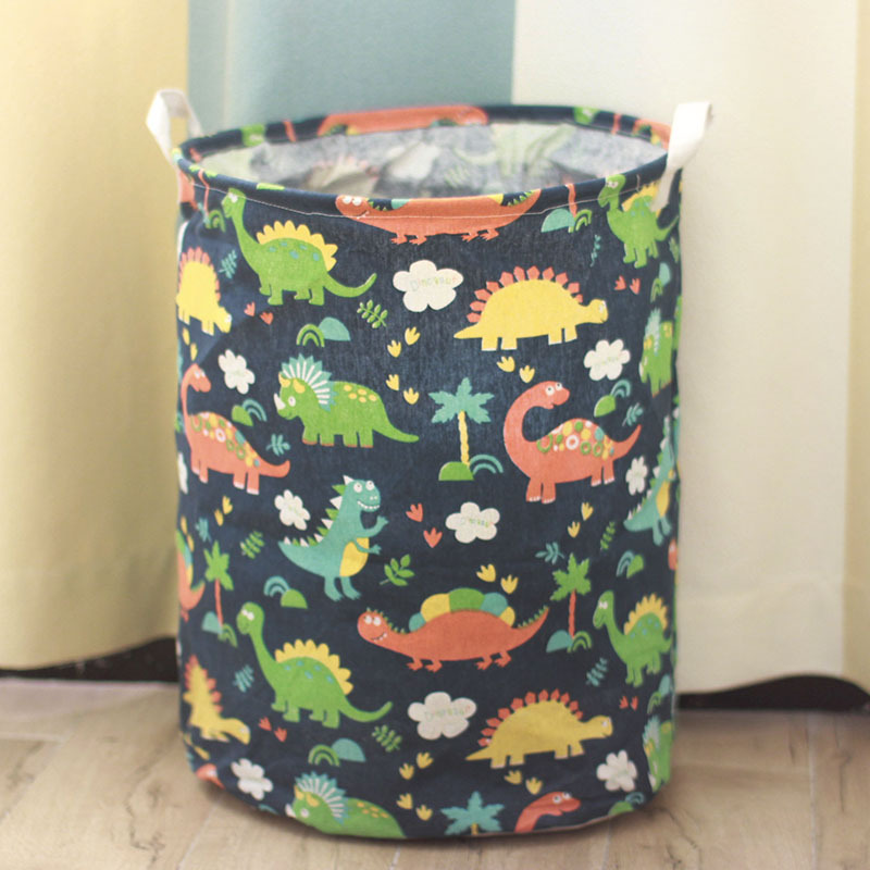 Factory wholesale dirty clothes basket fabric dirty clothes basket folding storage basket dirty clothes doll storage bucket cotton and linen laundry basket