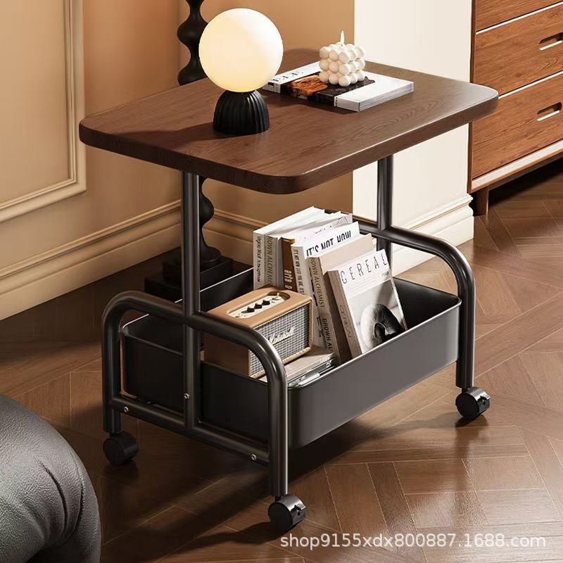 Мобильный кофейный столик для гостиной тележка для хранения маленький столик