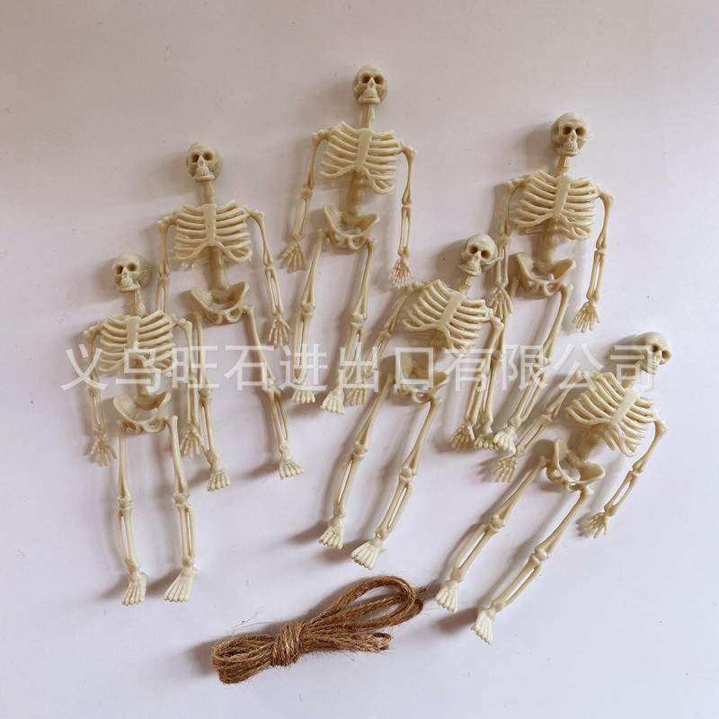 Cross-border New Halloween Skull Ghost Festival Skull Accessories 15cm Stereo Skull