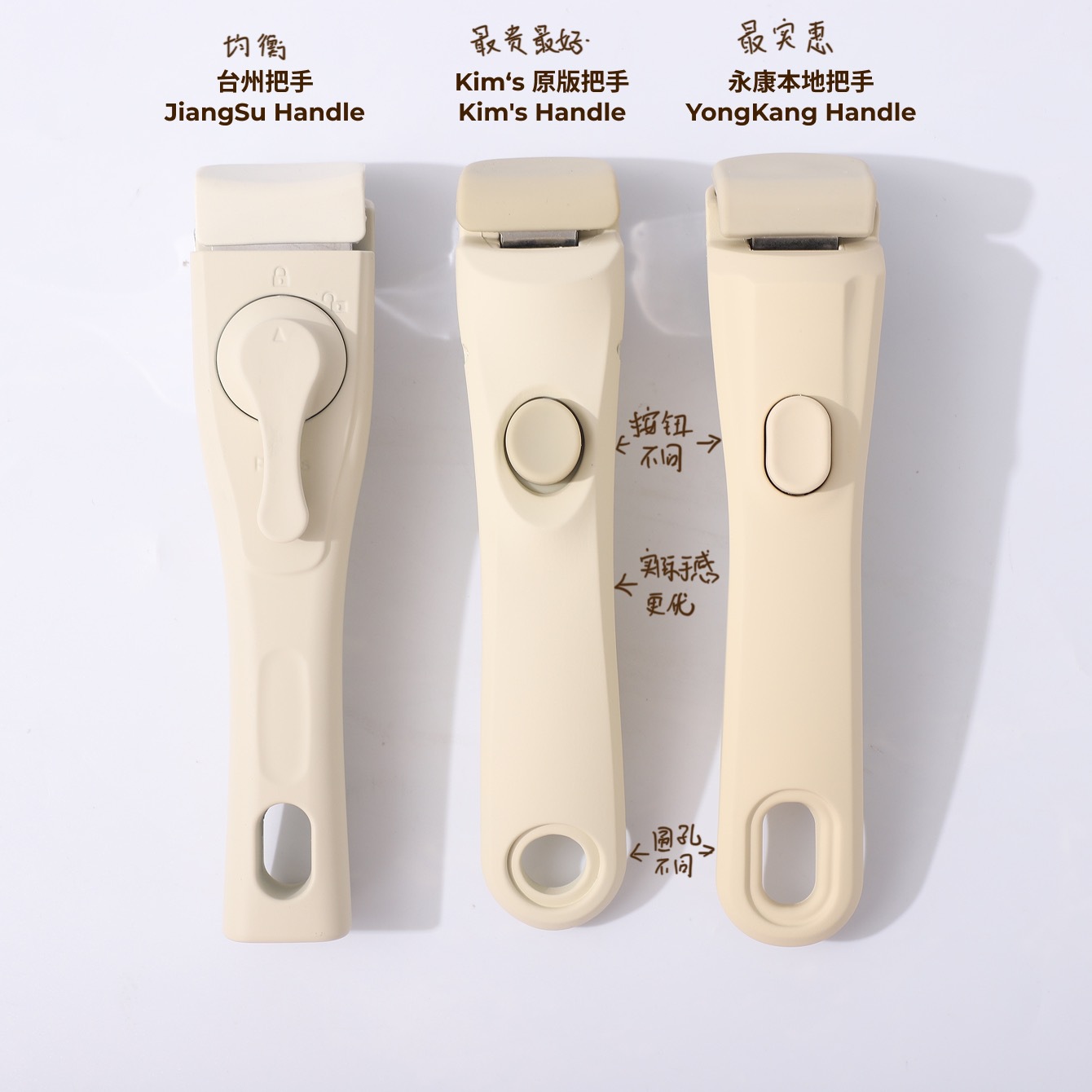 Съемная ручка для сковороды, антипригарная