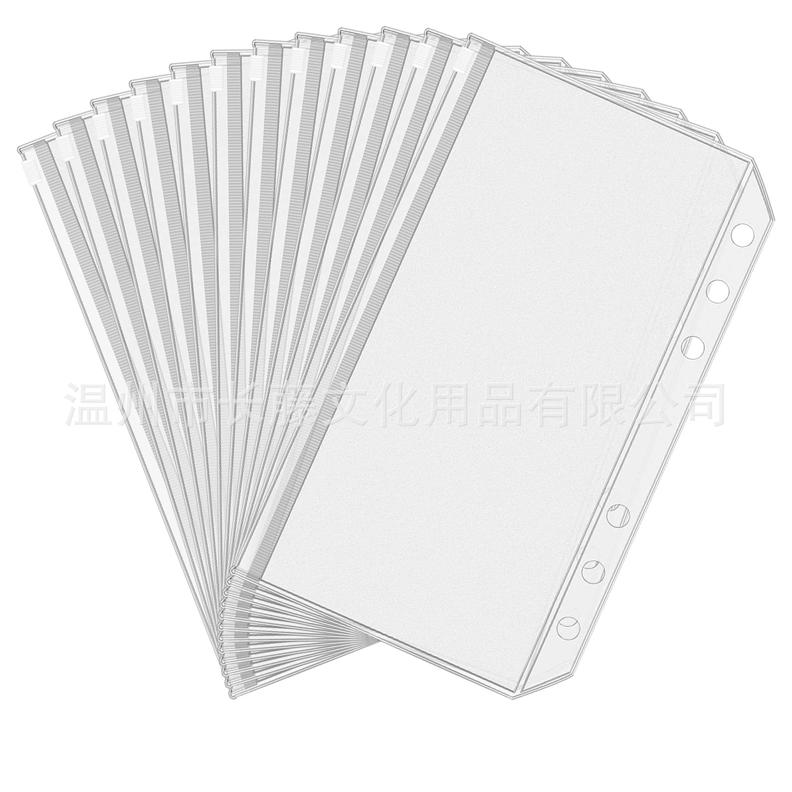 A6A5 матовая ПВХ цветная застежка-молния однопортная двухпортная бумажная сумка для заметок сумка для замены