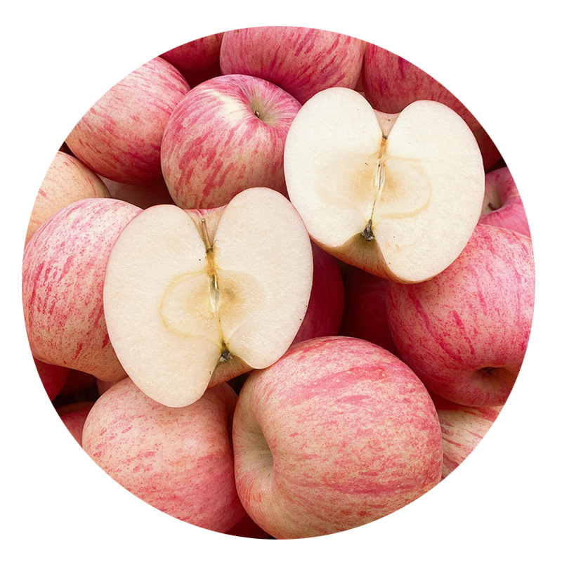 [Available All Year Round] Yantai Apple Stripesd Red Fuji Seasonal Fresh Fruit Wholesale Gift Box